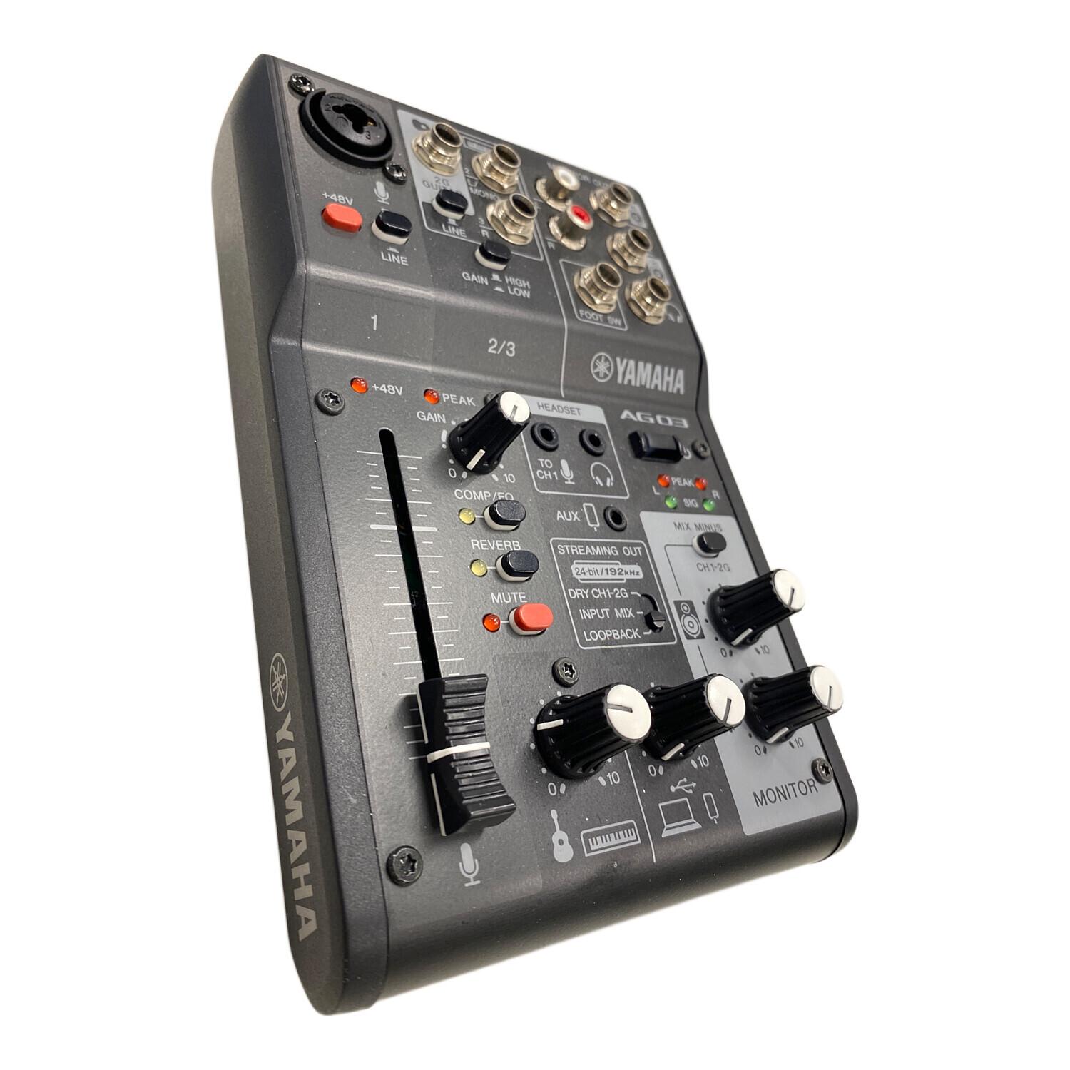 YAMAHA (ヤマハ) ミキサー AG03 MK2｜トレファクONLINE