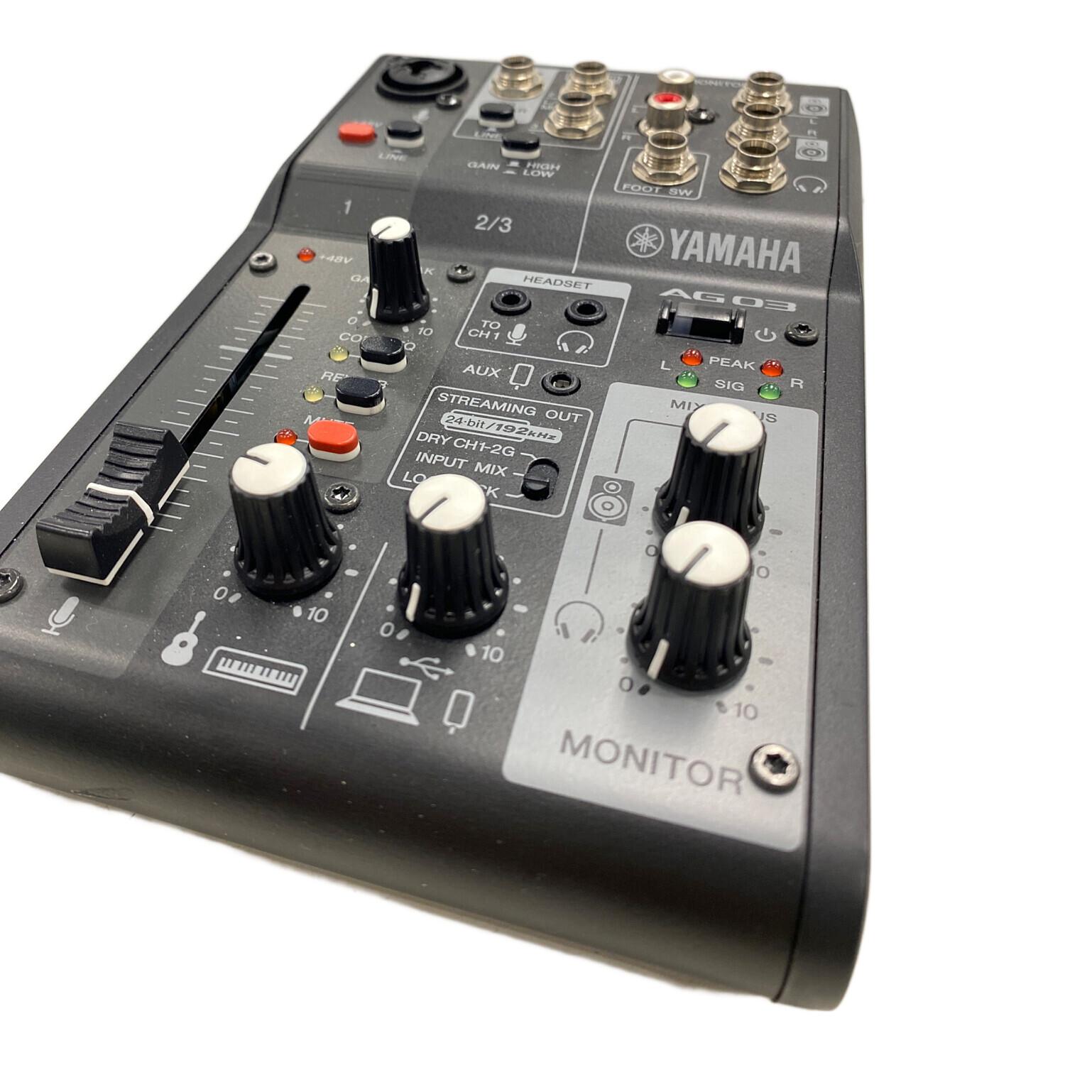 YAMAHA (ヤマハ) ミキサー AG03 MK2｜トレファクONLINE