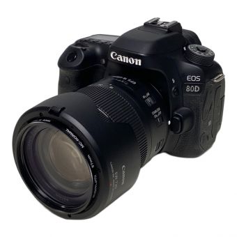CANON (キャノン) デジタル一眼レフカメラ EOS80D 2580万画素(総画素) 2420万画素(有効画素) SDHCカード SDカード SDXCカード -