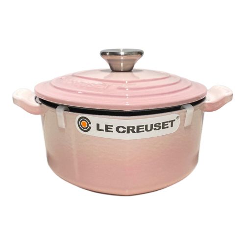 LE CREUSET (ルクルーゼ) 両手鍋&プレートセット シェルピンク
