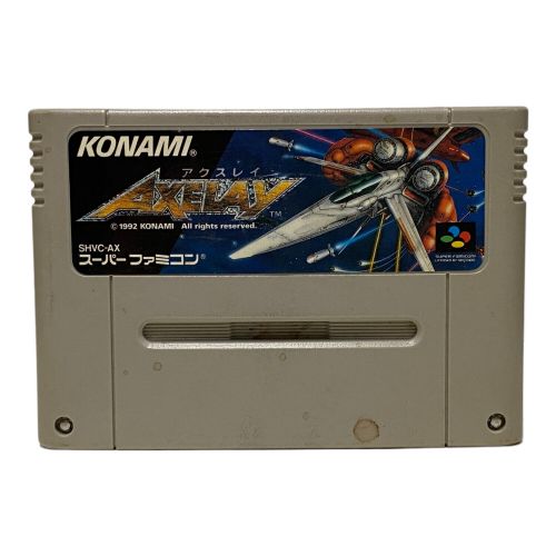 KONAMI(コナミ) アクスレイ (スーパーファミコン用ソフト)