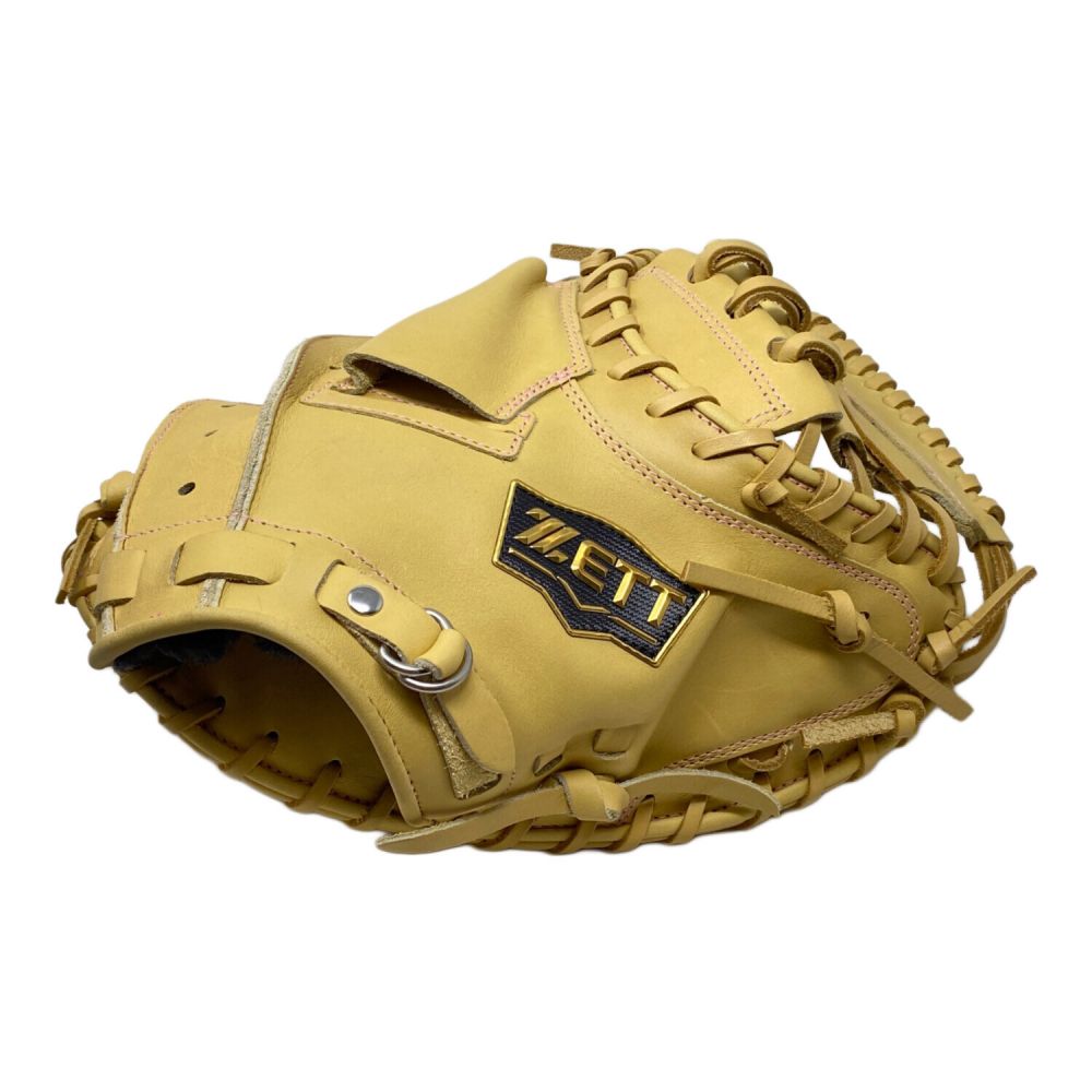 純銀盃 3個セット ZETT (ゼット) ベージュ キャッチャーミット[右投げ] BRCB35412