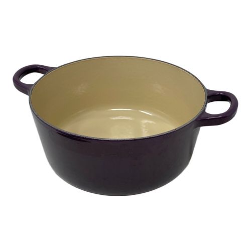 LE CREUSET (ルクルーゼ) ココットロンド カシス 22㎝