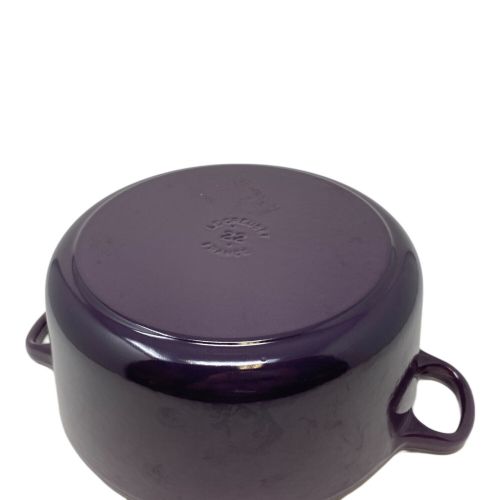 LE CREUSET (ルクルーゼ) ココットロンド カシス 22㎝