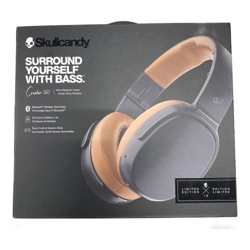 Skullcandy (スカルキャンディ) ワイヤレスヘッドホン S6MBW