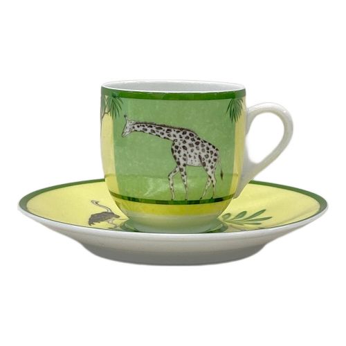 HERMES (エルメス) デミタスカップ&ソーサー アフリカ  2Pセット