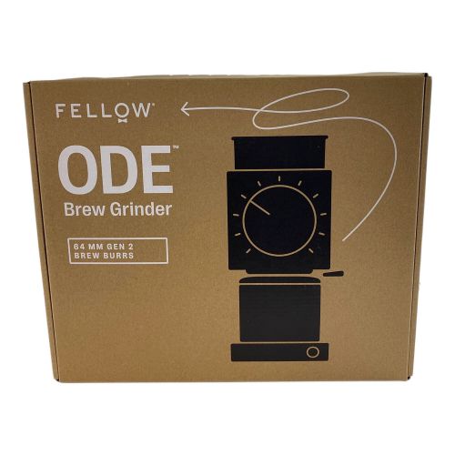 Fellow コーヒーグラインダー Ode Brew Grinder Gen2 未開封品