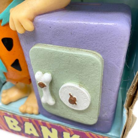 フリンストーン　ソフビ貯金箱　1997年製　ヴィンテージ　フィギュア Flintstones（フリントストーン） 貯金箱｜トレファクONLINE