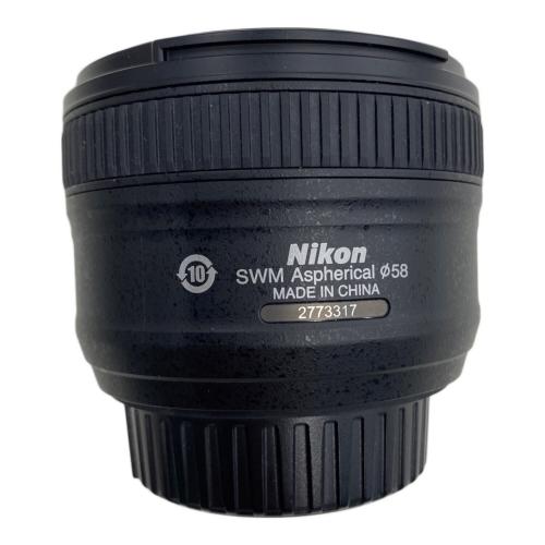 Nikon (ニコン) 単焦点レンズ AF-S NIKKOR 50㎜ F1.8 G ニコンFマウント 2773317