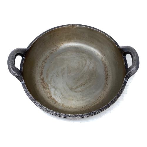 久慈砂鉄 山王堂　天婦羅鍋 直径約30cm 山王党 久慈砂鉄 天婦羅鍋