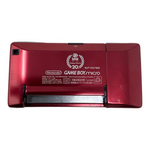 Nintendo (ニンテンドー) GAMEBOY micro マリオ20周年記念モデル OXY-001