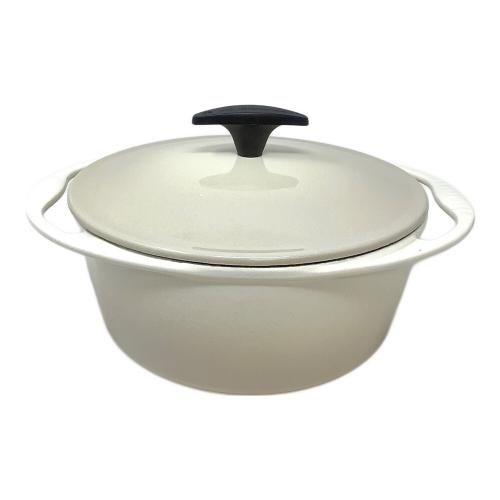 LE CREUSET (ルクルーゼ) 両手鍋 センセーション ココットロンド 22㎝ DUNE