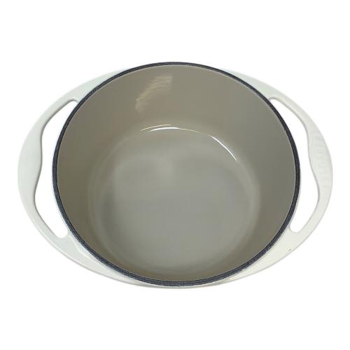 LE CREUSET (ルクルーゼ) 両手鍋 センセーション ココットロンド 22㎝ DUNE