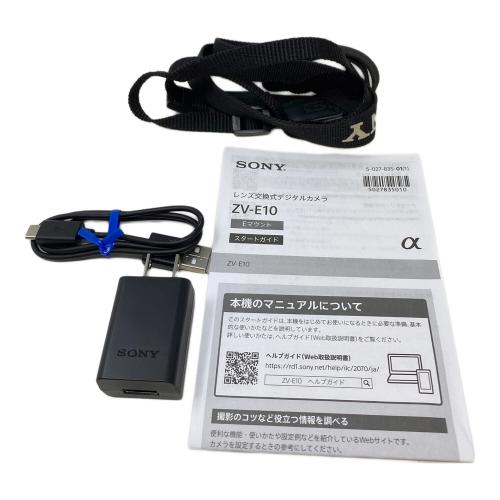 SONY デジタル一眼レフカメラ　ZV-E10　スームレンズキット　箱付