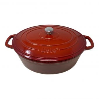 kela（ケラ）ココットオーバル 33㎝ レッド