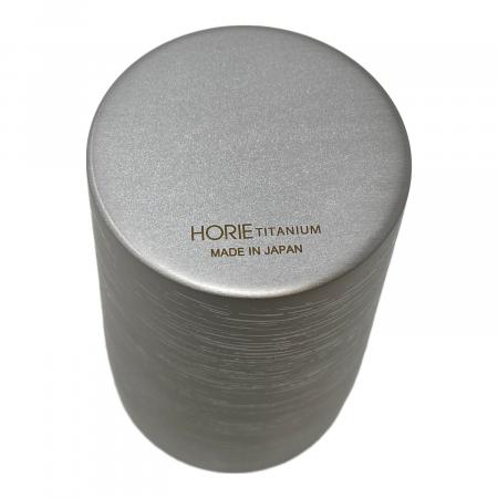 HORIE TITANIUM ホリエ 堀江 チタン 25th 記念 日本製 2重 グラス コップ タンブラー 正規品 ビール ビア 純チタン BINTARA 錫 おまけ付 名入れ無料HORIE 公式ショップ限定&frasl; GUNMETA
