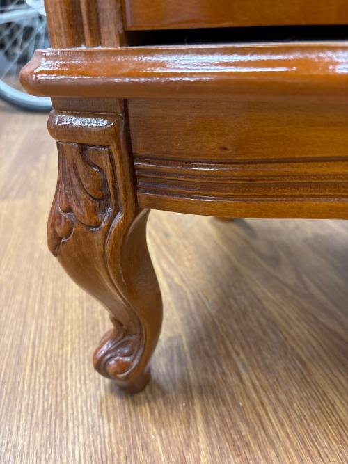 3段コンソール ナチュラル×ブラウン 246 象嵌