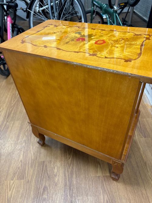 3段コンソール ナチュラル×ブラウン 246 象嵌