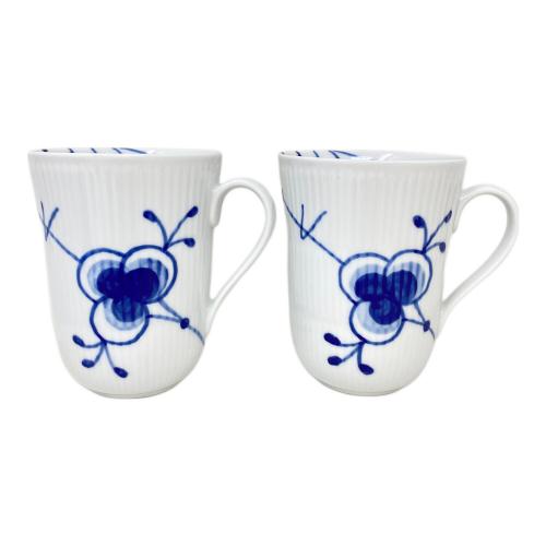 ROYAL COPENHAGEN (ロイヤル・コペンハーゲン) マグカップ ブルーフルーテッド・メガ 2Pセット