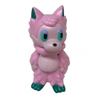 ソフビフィギュア ピンク おおかみくん