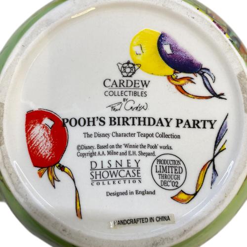 Disney showcase collection (ディズニーショーケースコレクション) ティーポット POOH'S BIRTHDAY PARTY