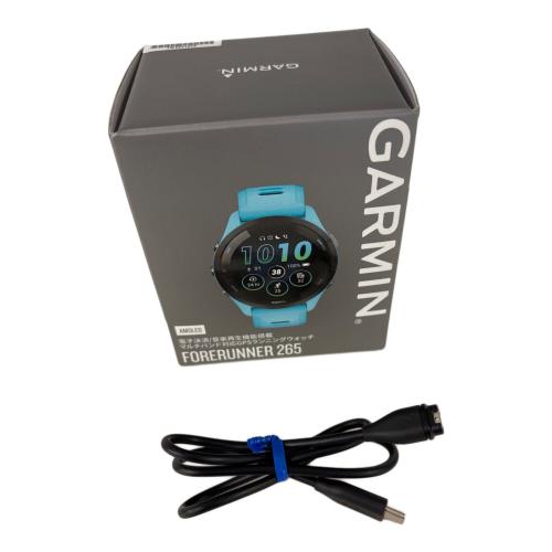 GARMIN (ガーミン) Forerunner 265 Aqua 充電器・箱付 010-02810-42 7W5031620