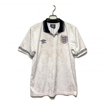 UMBRO (アンブロ) サッカーユニフォーム SIZE L ホワイト 19 ガスコイン1990 ENGLAND