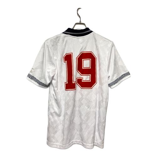 UMBRO (アンブロ) サッカーユニフォーム SIZE L ホワイト 19 ガスコイン1990 ENGLAND