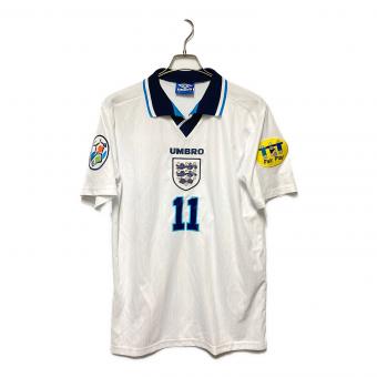 UMBRO (アンブロ) サッカーユニフォーム メンズ SIZE L ホワイト ENGLAND 11 ANDERTON