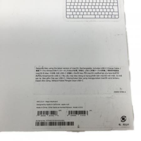 Apple Magic Keyboard MXCL3J/A 最新 2024モデル Magic Keyboard - 日本語（JIS） - Apple（日本）