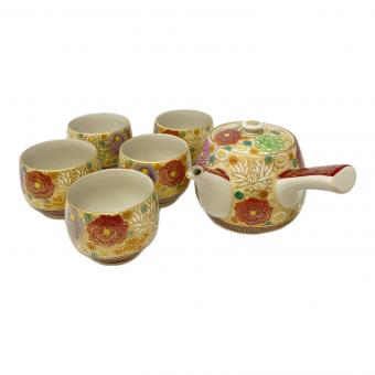 九谷焼 (クタニヤキ) 急須セット 急須1・湯呑み5セット