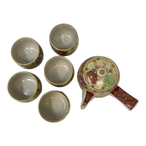 九谷焼 (クタニヤキ) 急須セット 急須1・湯呑み5セット