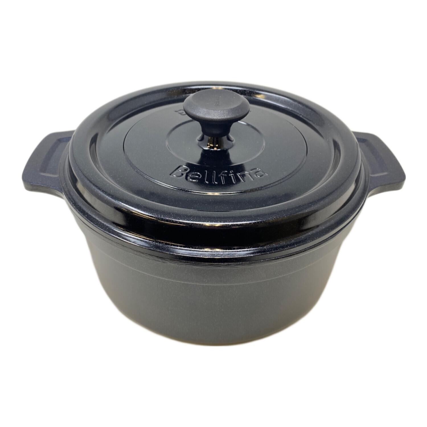 Bellfina (ベルフィーナ) 無水調理パン22㎝ A-77887 シャインブラック