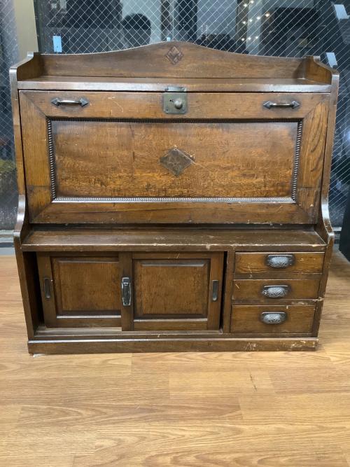 Japan vintage (ジャパンビンテージ) アンティークライティングビューロー 象嵌