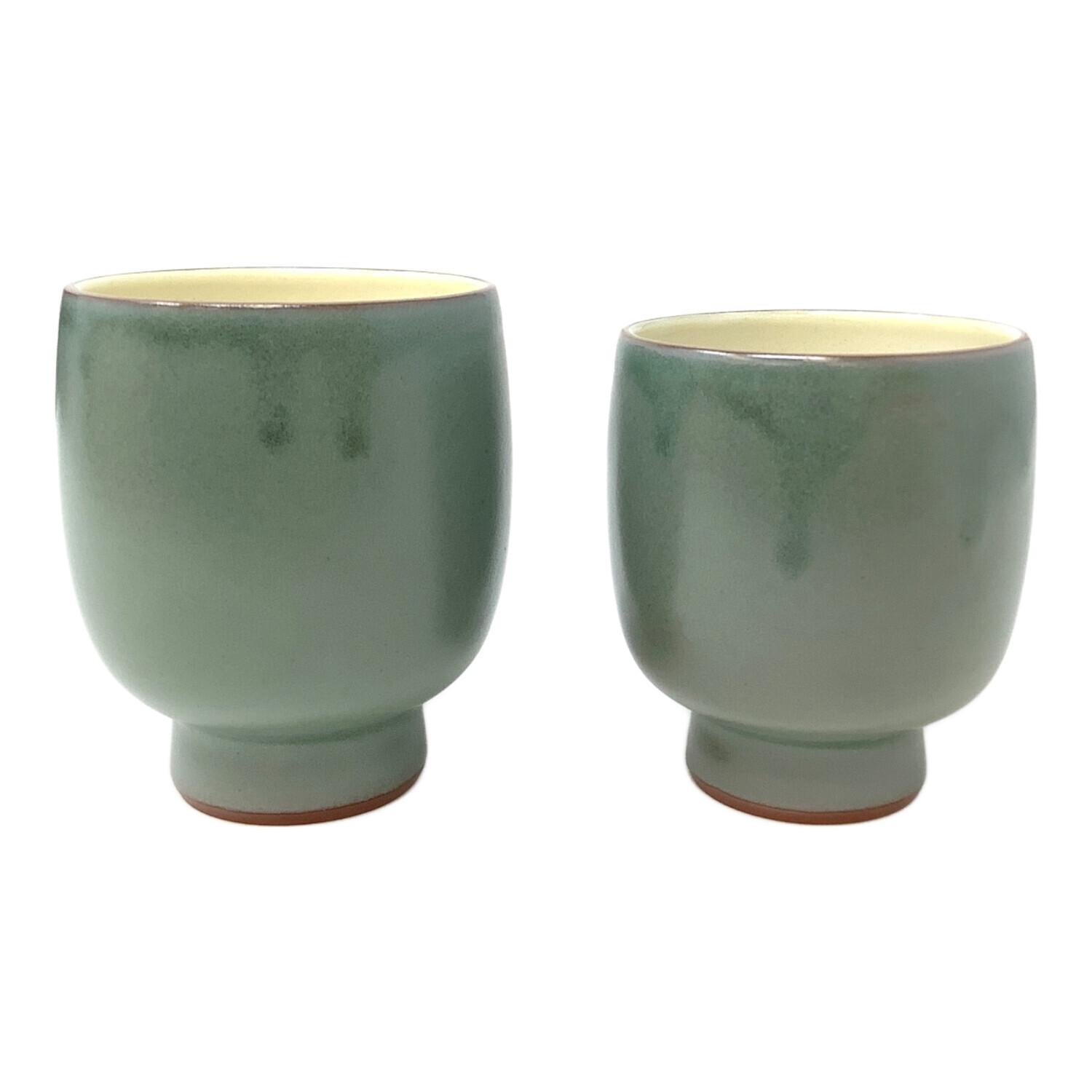 528『無名異焼 湯呑 共箱』赤水　/骨董品 古美術 古玩 アンティーク 528『無名異焼 湯呑 共箱』赤水 /骨董品 古美術 古玩