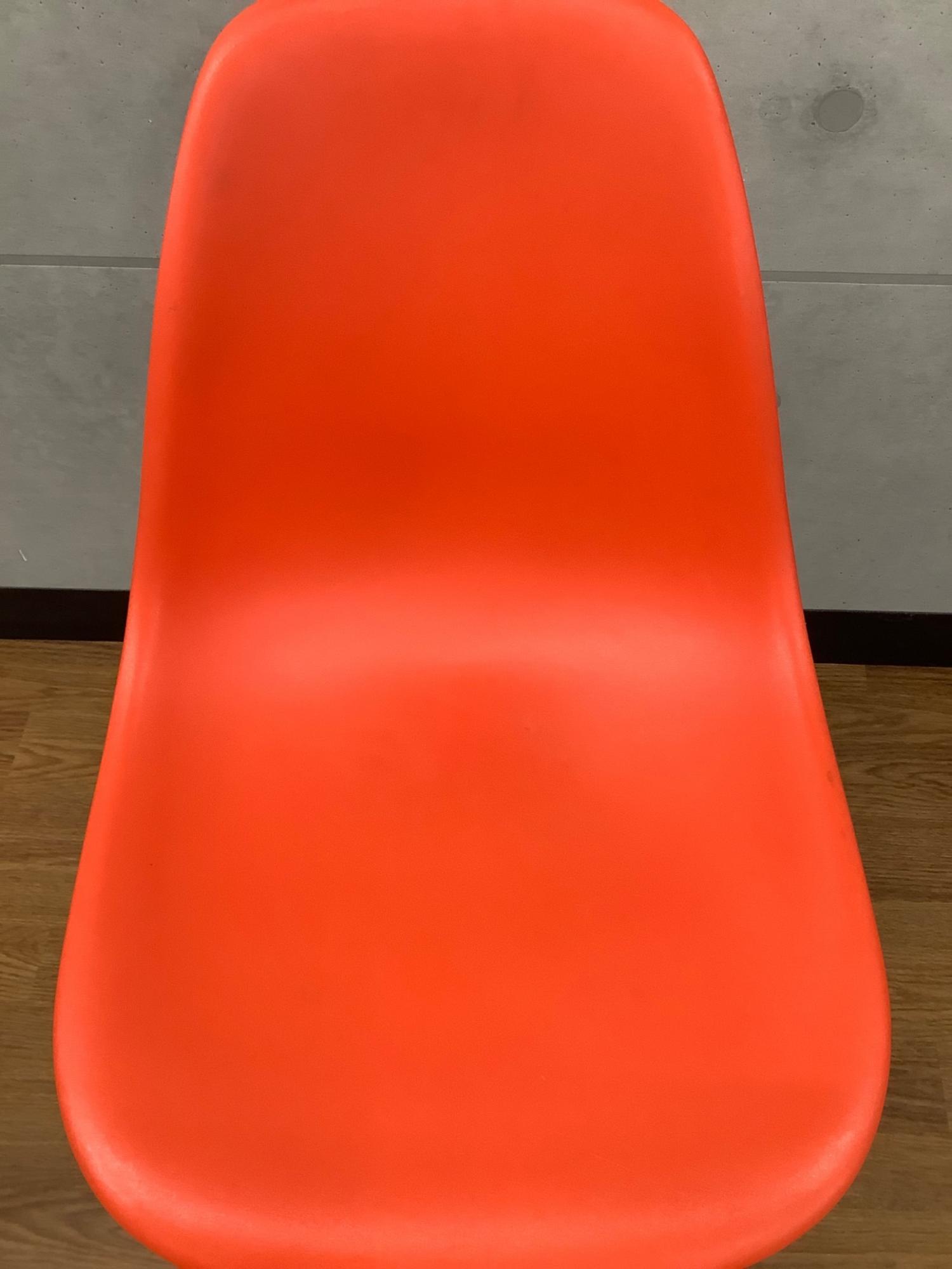 イームズシェルチェア　ビンテージ　オレンジ 1960-70's ヴィンテージ Herman Miller スタッキングベース