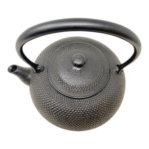 南部鉄器 (ナンブテッキ) 鉄瓶 丸型アラレ