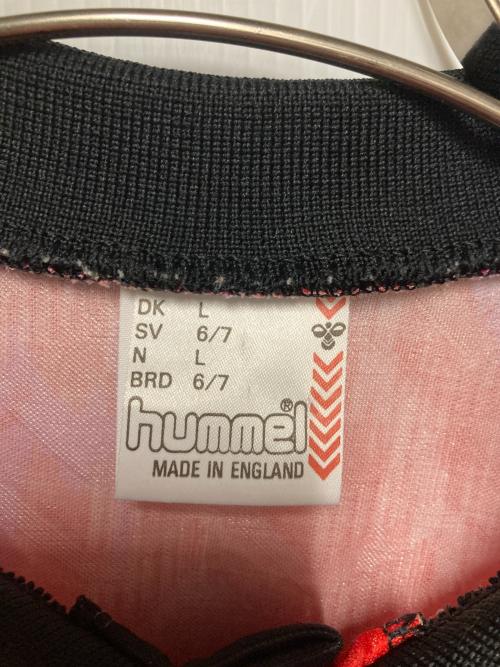 hummel (ヒュンメル) ゲームシャツ メンズ SIZE XL レッド イングランド製 エアドリーオニアンズFC92-93アウェイモデル