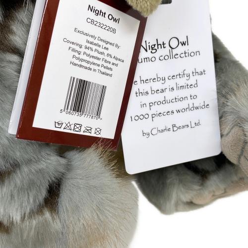 Charlie Bears (チャーリーベアーズ) Night Owl CB232220B タグ付