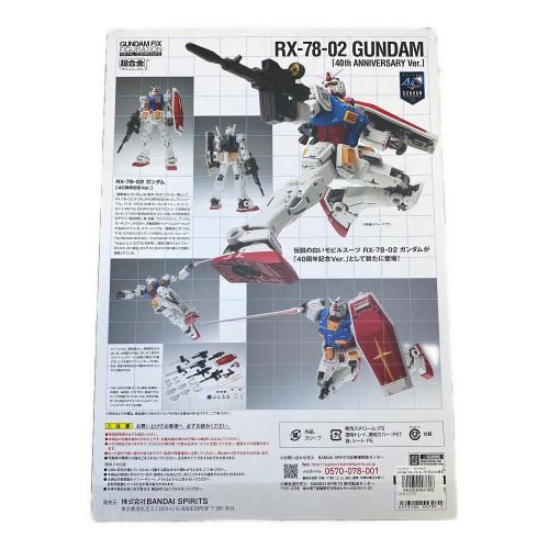 BANDAI (バンダイ) 40周年記念Ver. RX-78-02ガンダム GUNDAM FIX FIGURATION METAL COMPOSITE ♯1017