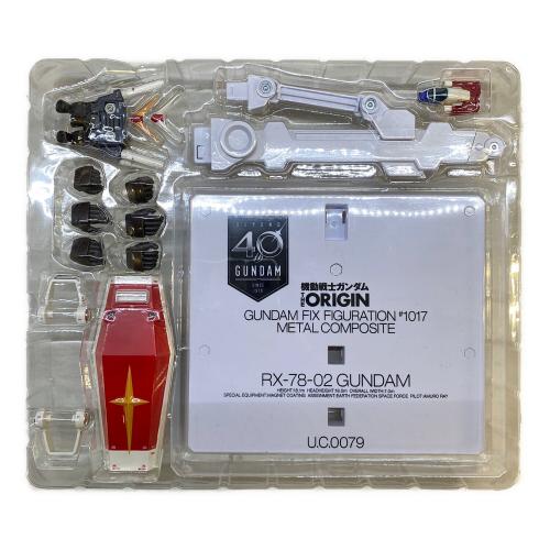 BANDAI (バンダイ) 40周年記念Ver. RX-78-02ガンダム GUNDAM FIX FIGURATION METAL COMPOSITE ♯1017