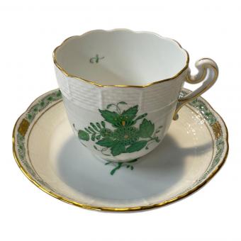 Herend (ヘレンド) カップ&ソーサー アポニーグリーン
