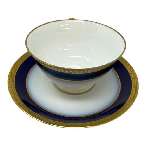 大倉陶園  カップ&ソーサー 瑠璃片葉金蝕