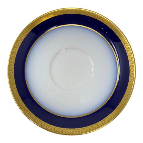 大倉陶園  カップ&ソーサー 瑠璃片葉金蝕