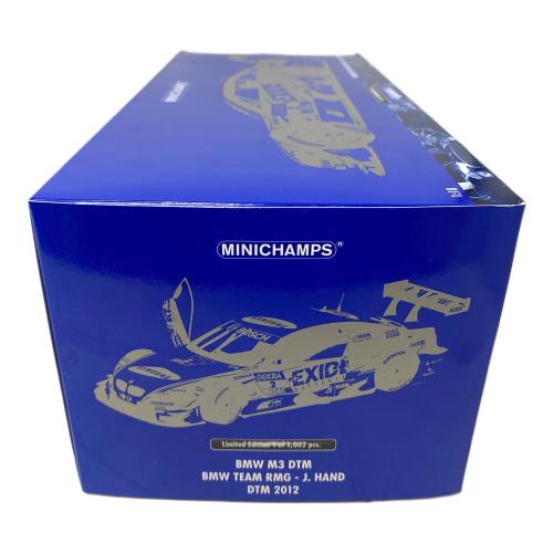 MINICHAMPS (ミニチャンプス) 1/18スケールミニカー BMW M3 DTM -BMW TEAM RMG- J.HAND -DTM 2012