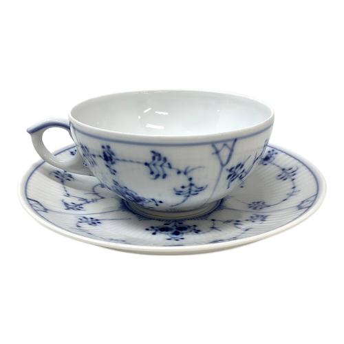 ROYAL COPENHAGEN (ロイヤル・コペンハーゲン) ティーカップ&ソーサー ブルーフルーテッド・プレイン