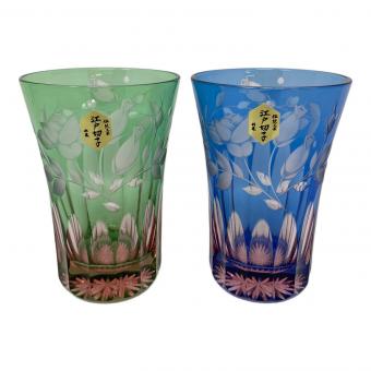 彩鳳 (サイホウ) 江戸切子 天開タンブラー ２Ｐセット