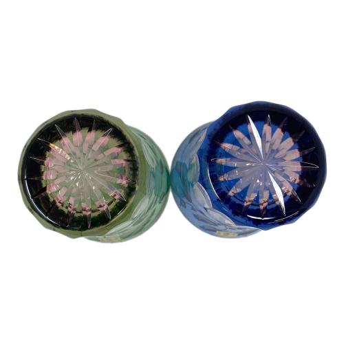 彩鳳 (サイホウ) 江戸切子 天開タンブラー ２Ｐセット