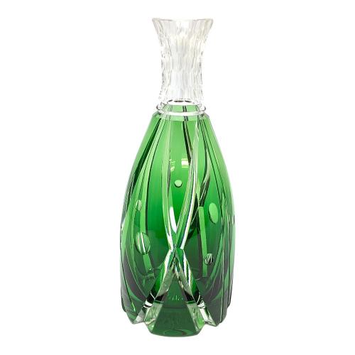 小川郁子 (オガワ イクコ) 被硝子切子 瓶