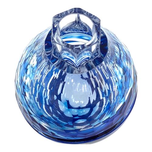 小川郁子 (オガワ イクコ) 被硝子切子 振出